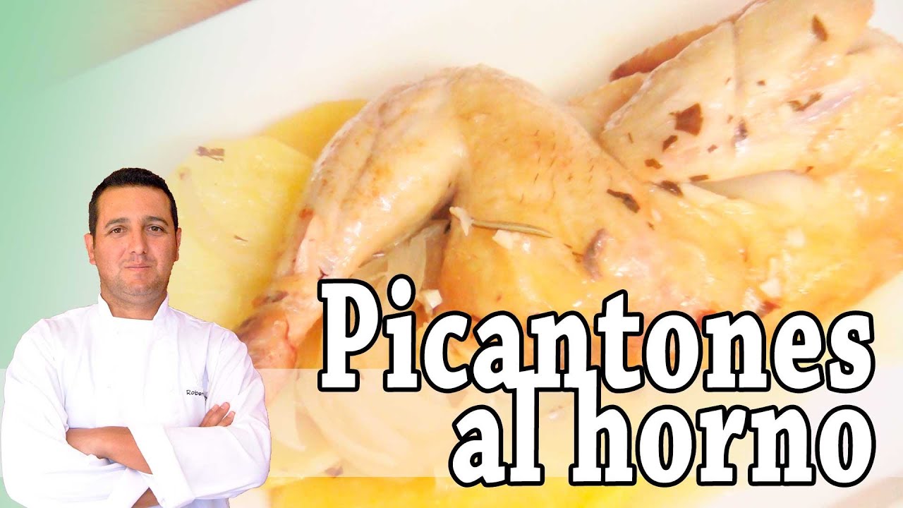 Pollos picantones al horno - Recetas de cocina