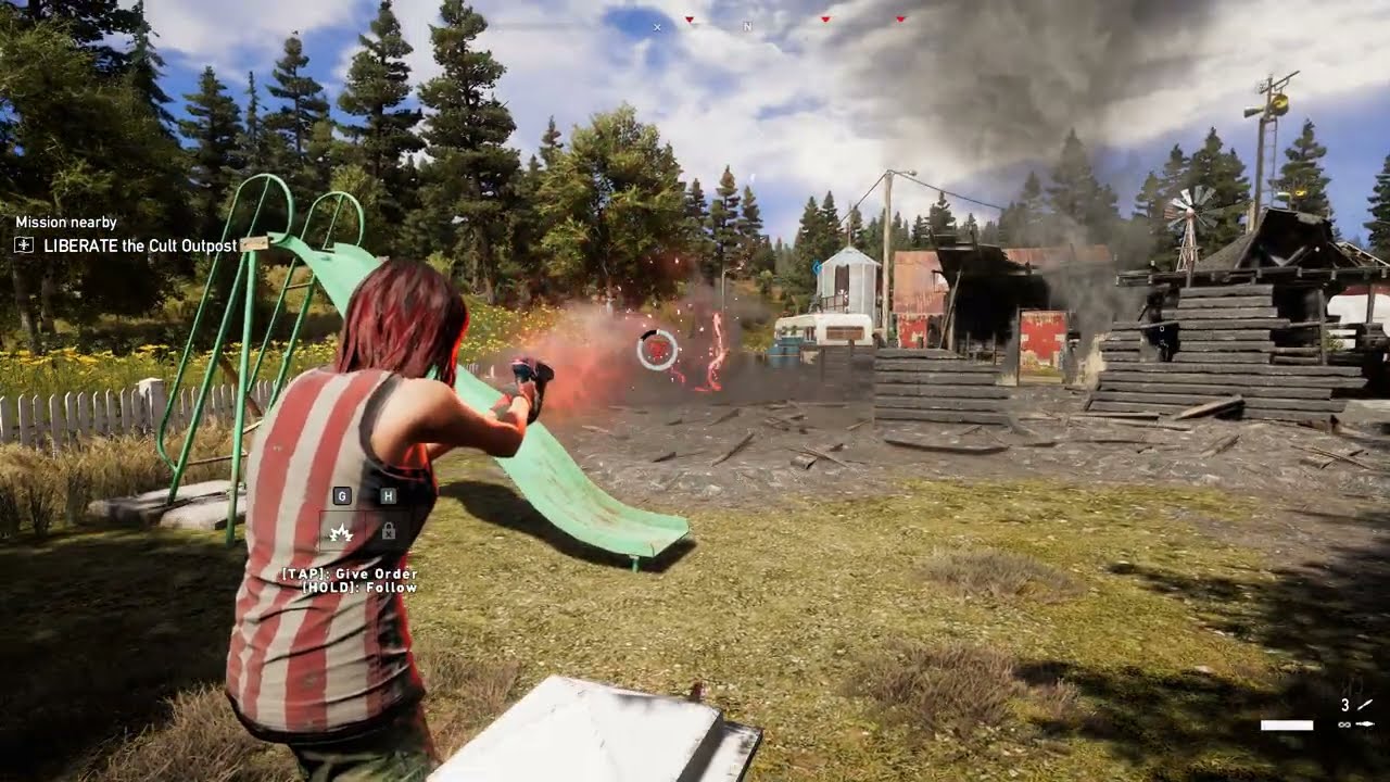 Far Cry 5 2024 Third Person Attack Outpost