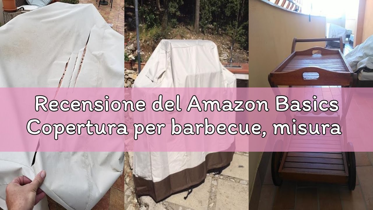 Recensione del Amazon Basics Copertura per barbecue, misura M