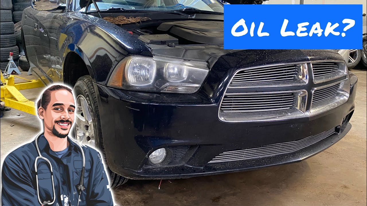3.6 Pentastar Common Oil Leak Problem | How to diagnose an Oil Leak #dodgecharger #3.6pentastar