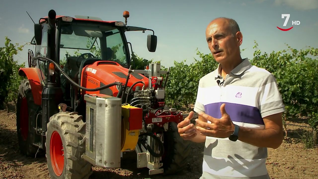La deshojadora de Castillo y Orbañanos y su fascinante palpador | Agro en acción