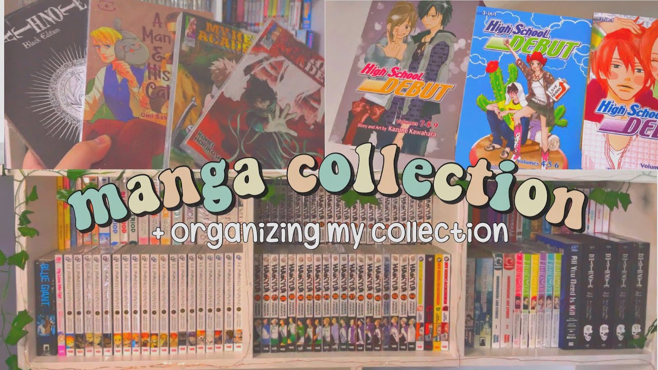 manga collection + organization // collective haul 🌱⭐️