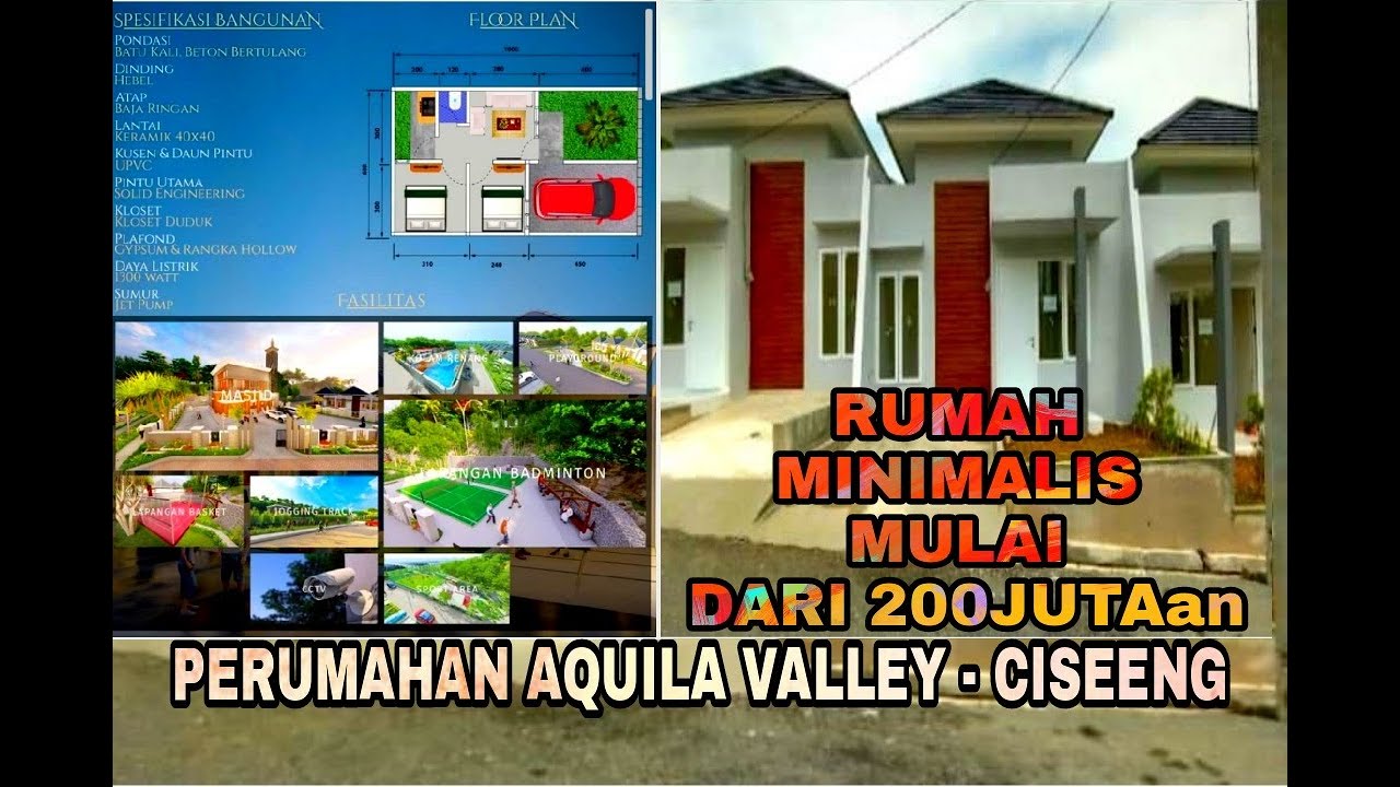 PERUMAHAN AQUILA VALLEY FASILITAS LENGKAP - CISEENG BOGOR