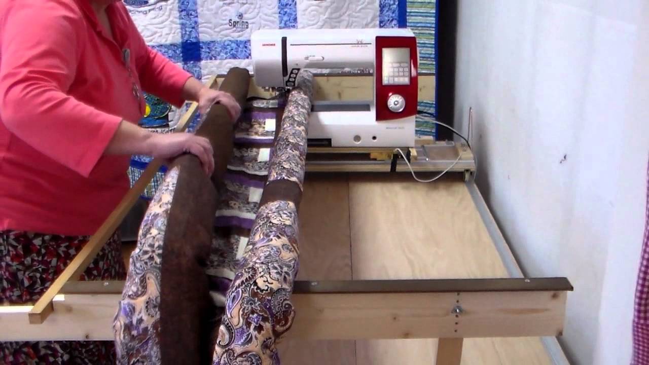 How to Load a Quilt Larger than The PQ3000 Frame