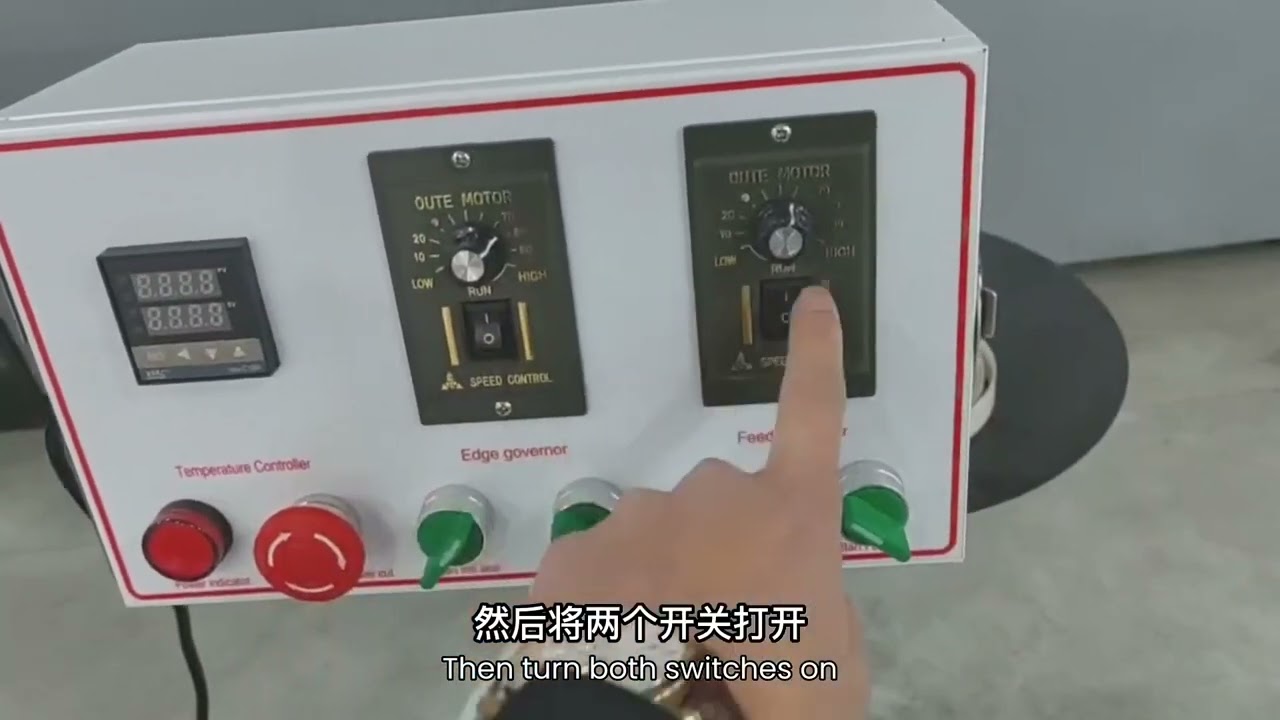 EBJ902-1 fully automatic edge banding machine installation video