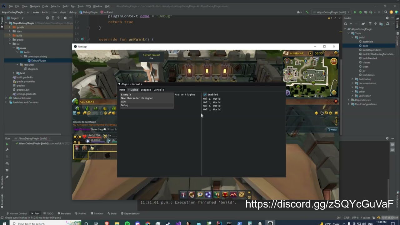 Script hotloading | Abyss Runescape3 Bot