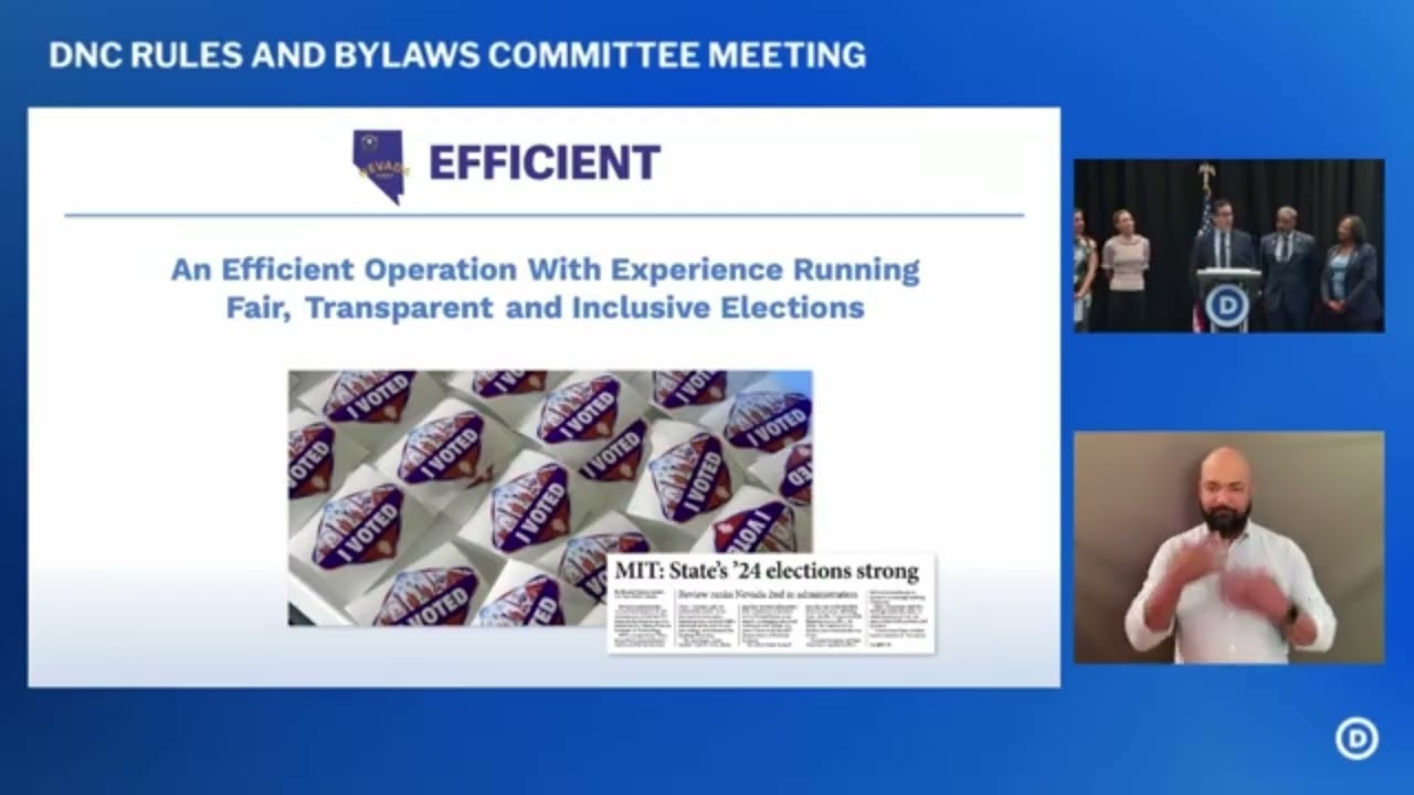 2028 Democratic Primary Calendar Hearing | Nevada Makes Its Case to Stay Early