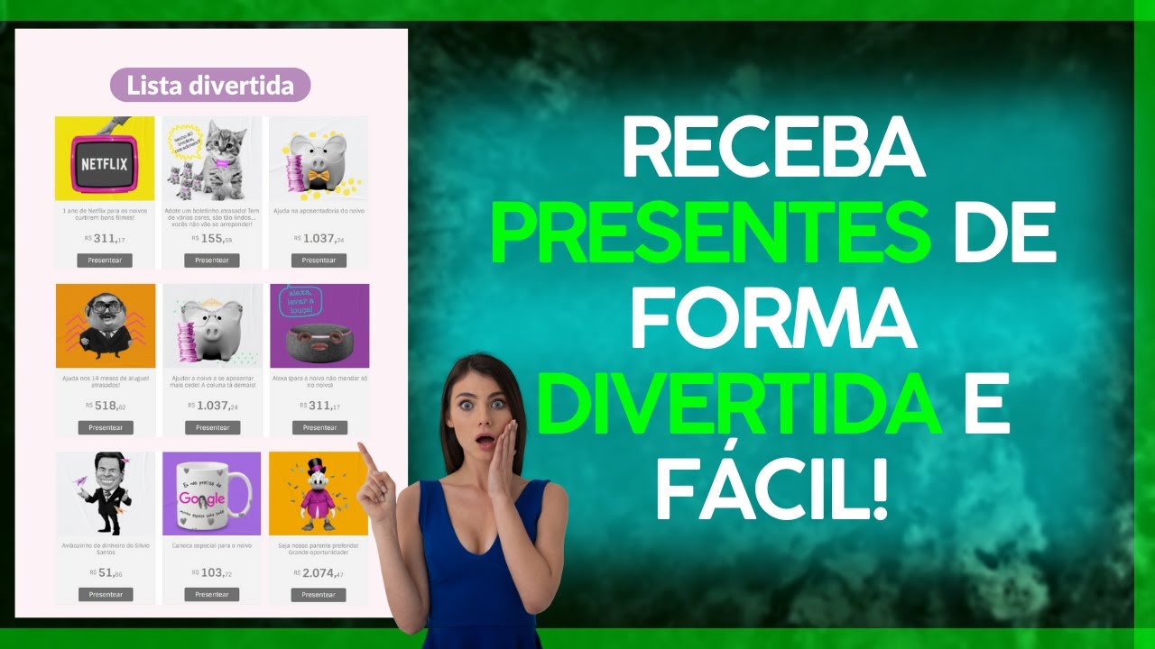 Como Criar uma Lista de Presentes Criativa e Divertida para o Seu Casamento