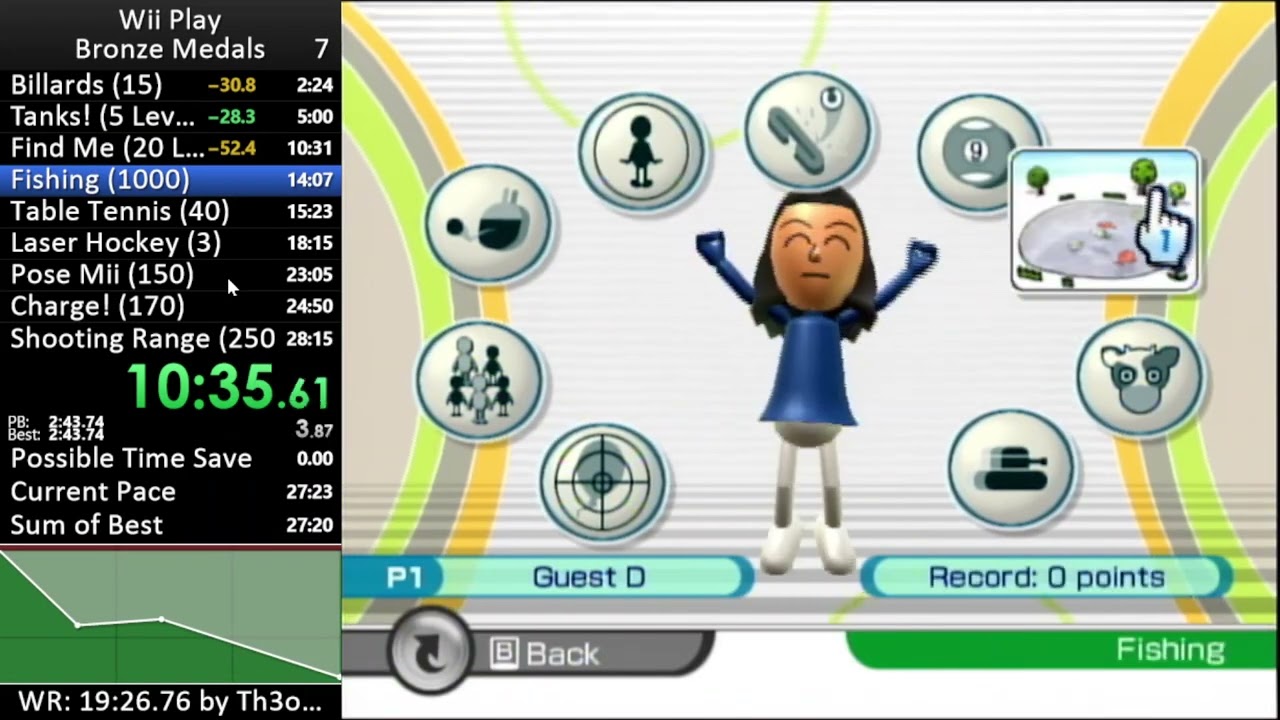 Wii Play All Bronze Medals in 24:31