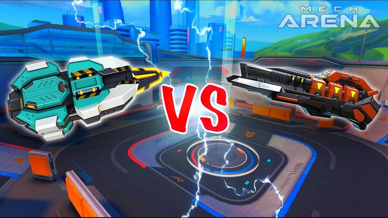 Revoker vs Ember Gun - Mech Arena Comparison