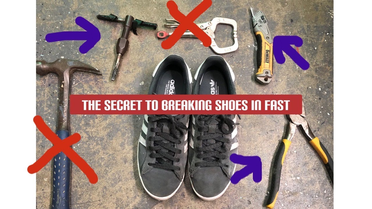 THE BEST TRICKS FOR BREAKING IN NEW SKATE SHOES (20 YEARS OF EXPERIENCE)