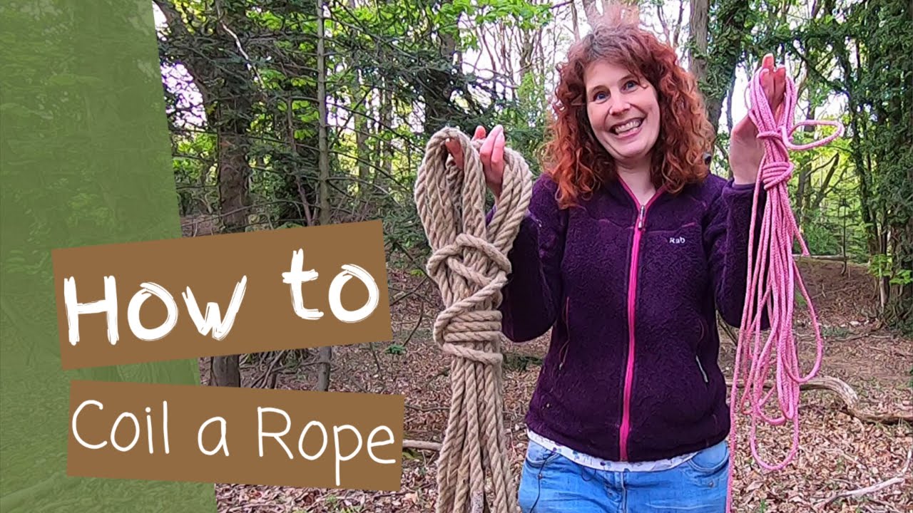Rope Coiling at Forest School – Looking after your Forest School kit and equipment