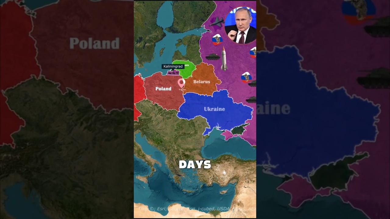 What If Putin Attacked Poland? The First 10 Days Explained 🇵🇱 #Poland #Russia #NATO #shorts