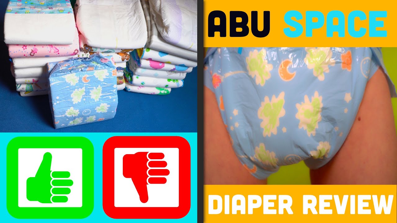 ABU Space PRACTICAL REVIEW: How good is the printed diaper? I did the practical test