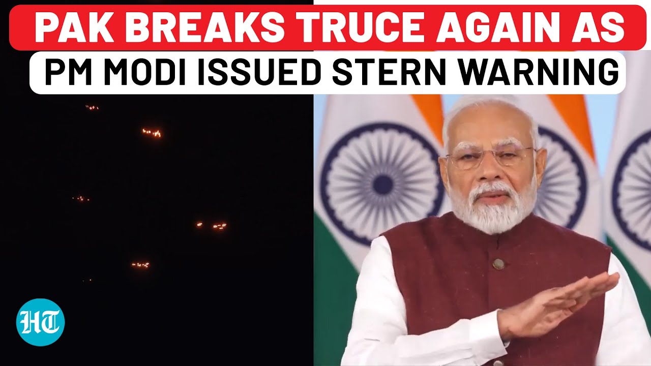 India Shoots Down Pak Drones Over J&K&rsquo;s Samba Just As PM Modi Issued Stern Warning On Ceasefire