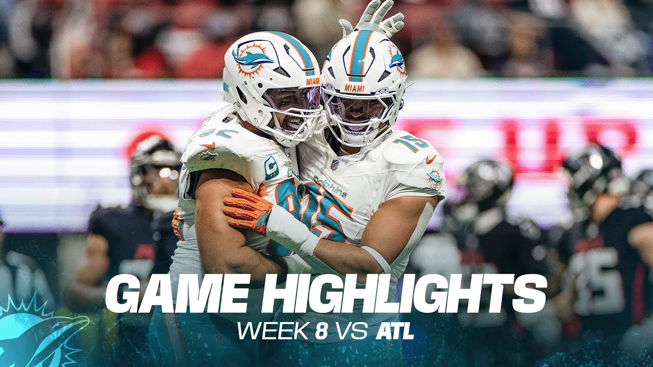 Dolphins' top plays vs. Falcons | Week 8