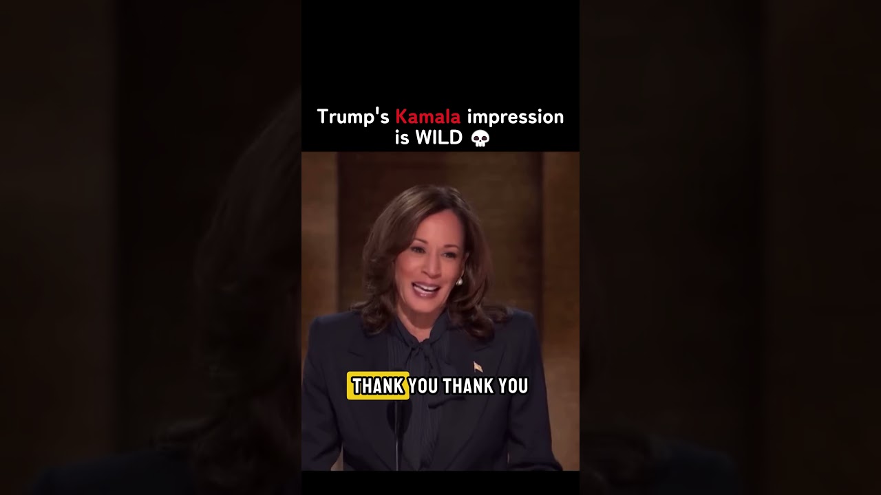 Trump's Kamala Harris Impression Had Me Crying 💀
