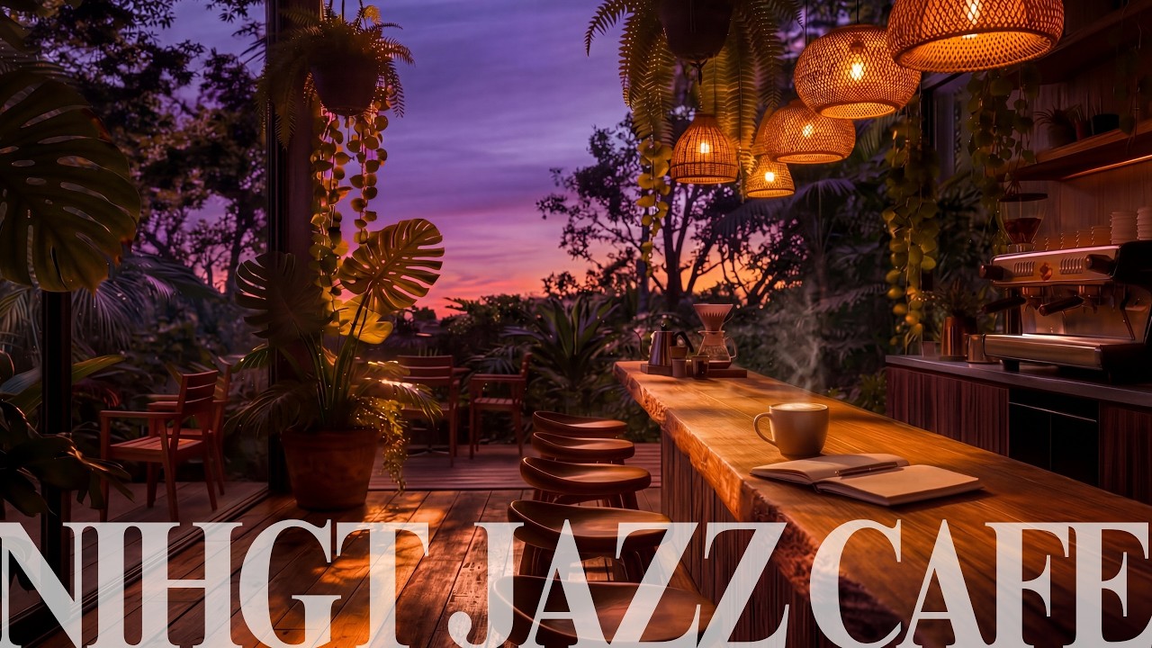 8PM After Work Jazz ☕ Relaxing Evening Café Playlist | Unwind & Reset | Jazz de Noche para Relajarse