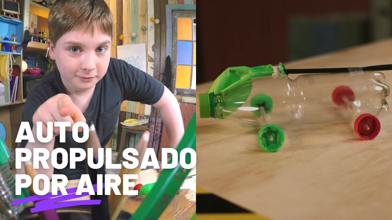 Auto propulsado por aire: Experimentos y manualidades  ¡Yo lo puedo hacer!