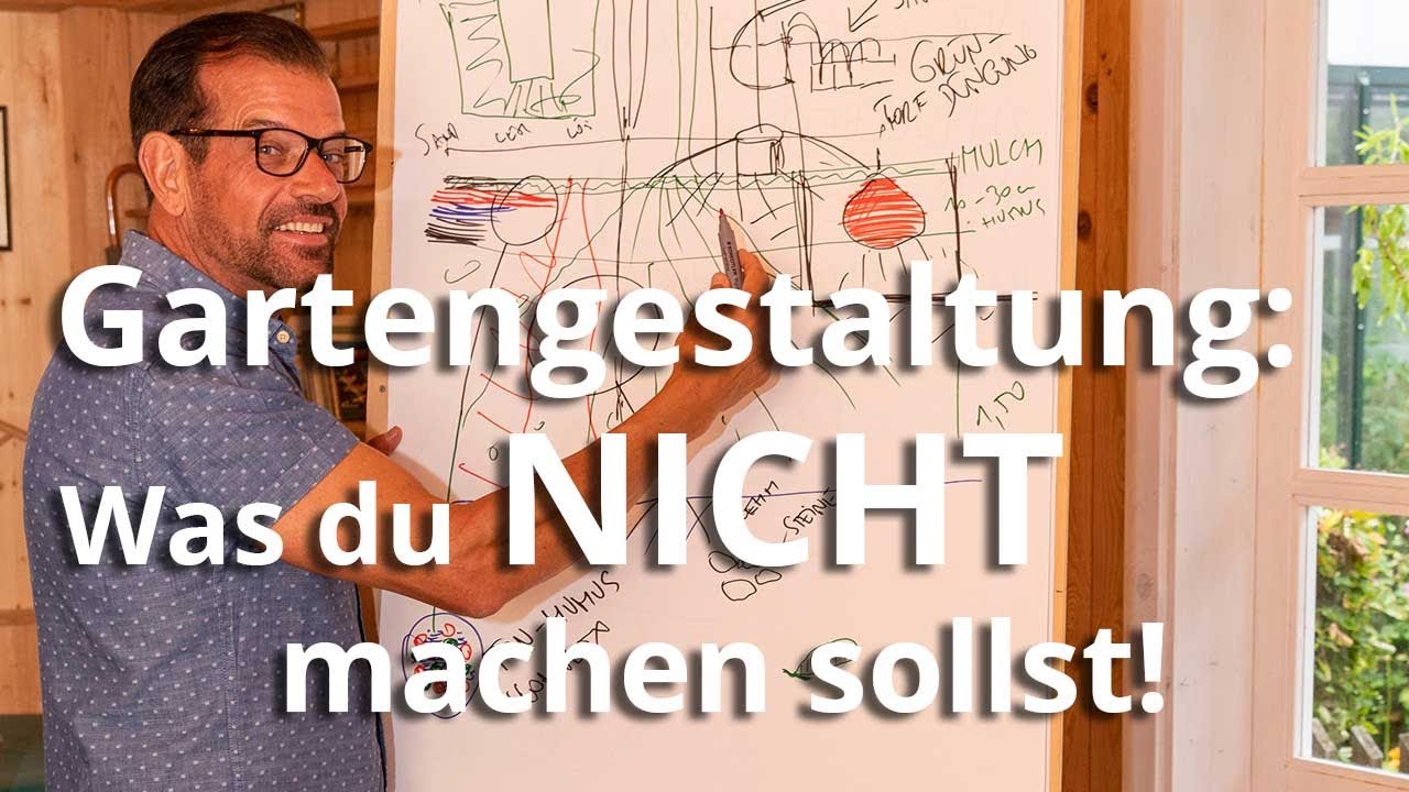Was du bei der Gartengestaltung NICHT machen solltest!
