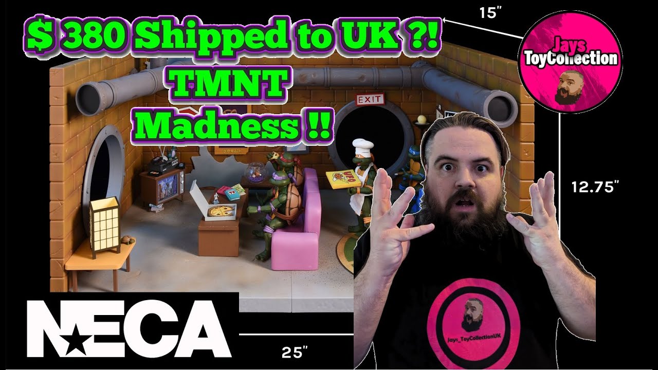 NECA TMNT Sewer Lair Pre Order Reaction ! $380 International Price is INSANE Will I Buy or Pass ?