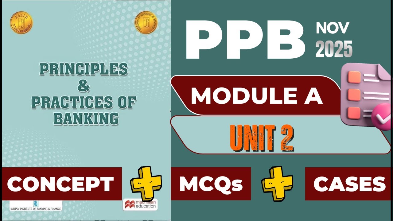 JAIIB PPB Module A Unit 2 | AML KYC Guidelines Concept & MCQs | JAIIB PPB English Medium Classes