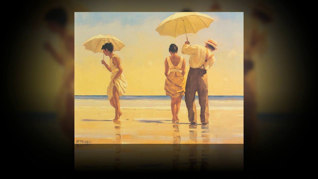 Jack Vettriano : Beach (Fine Art Painting)