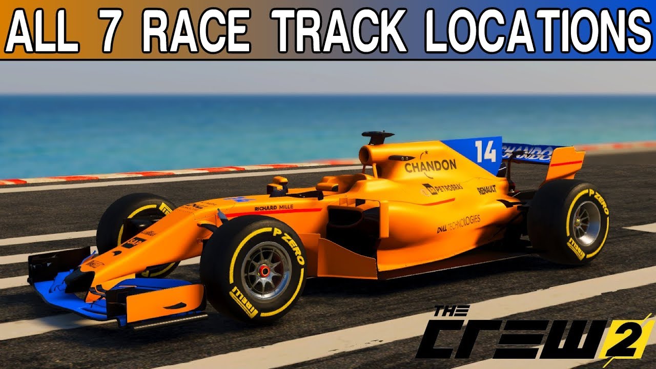 The Crew 2 | ALL 7 RACE TRACK LOCATIONS