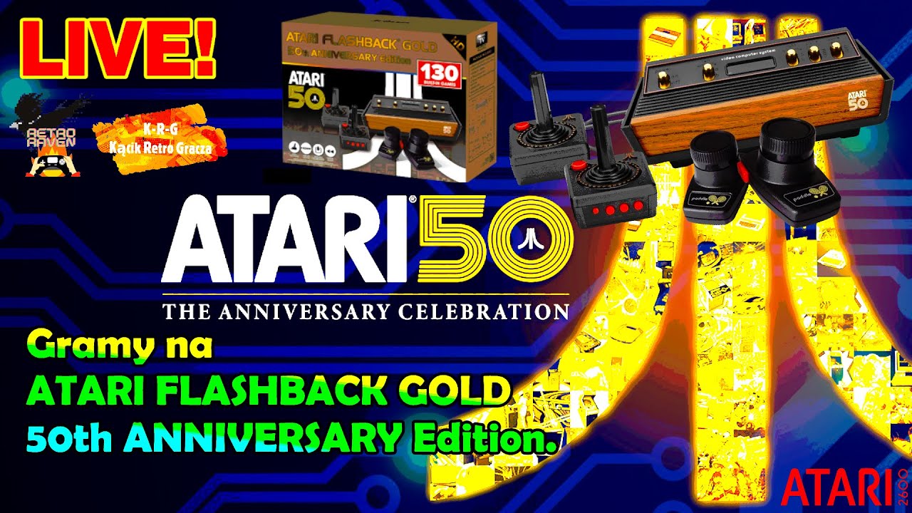 🔴 Gramy na ATARI FLASHBACK GOLD 50. Gość specjalny 