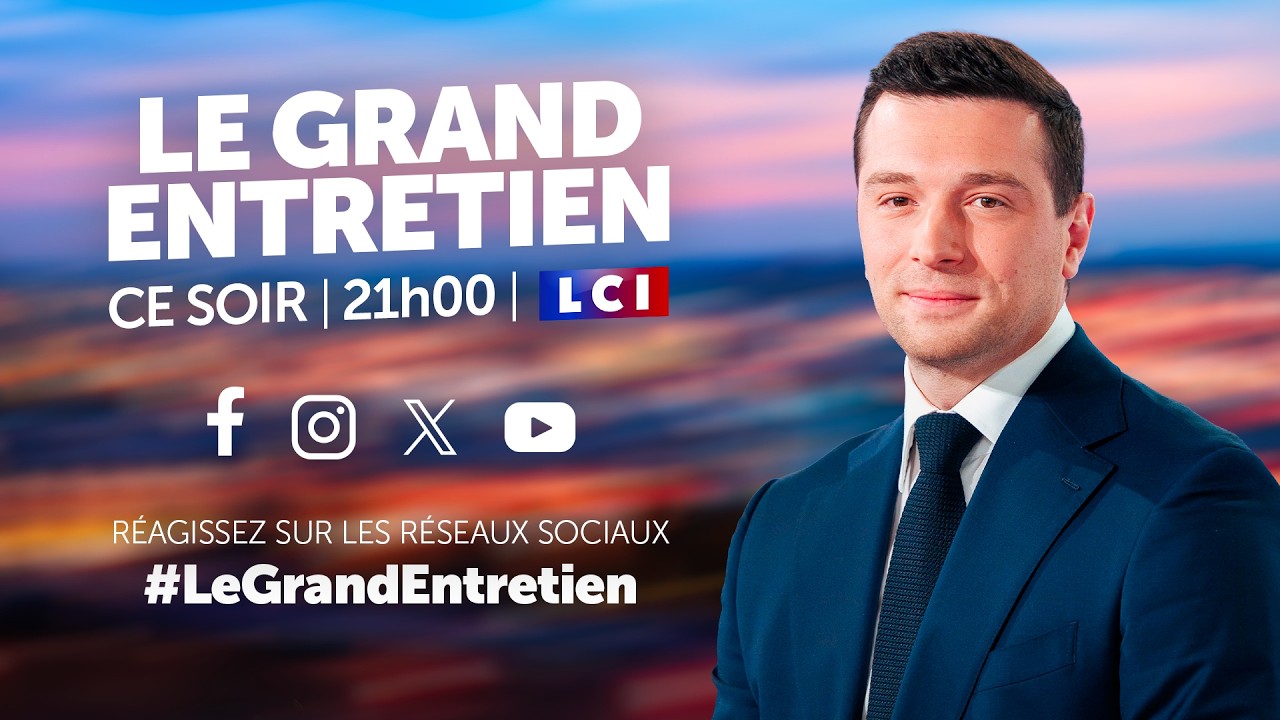 🇫🇷 &laquo; Le Grand Entretien &raquo; avec Darius Rochebin : suivez en direct mon &eacute;mission sur LCI !