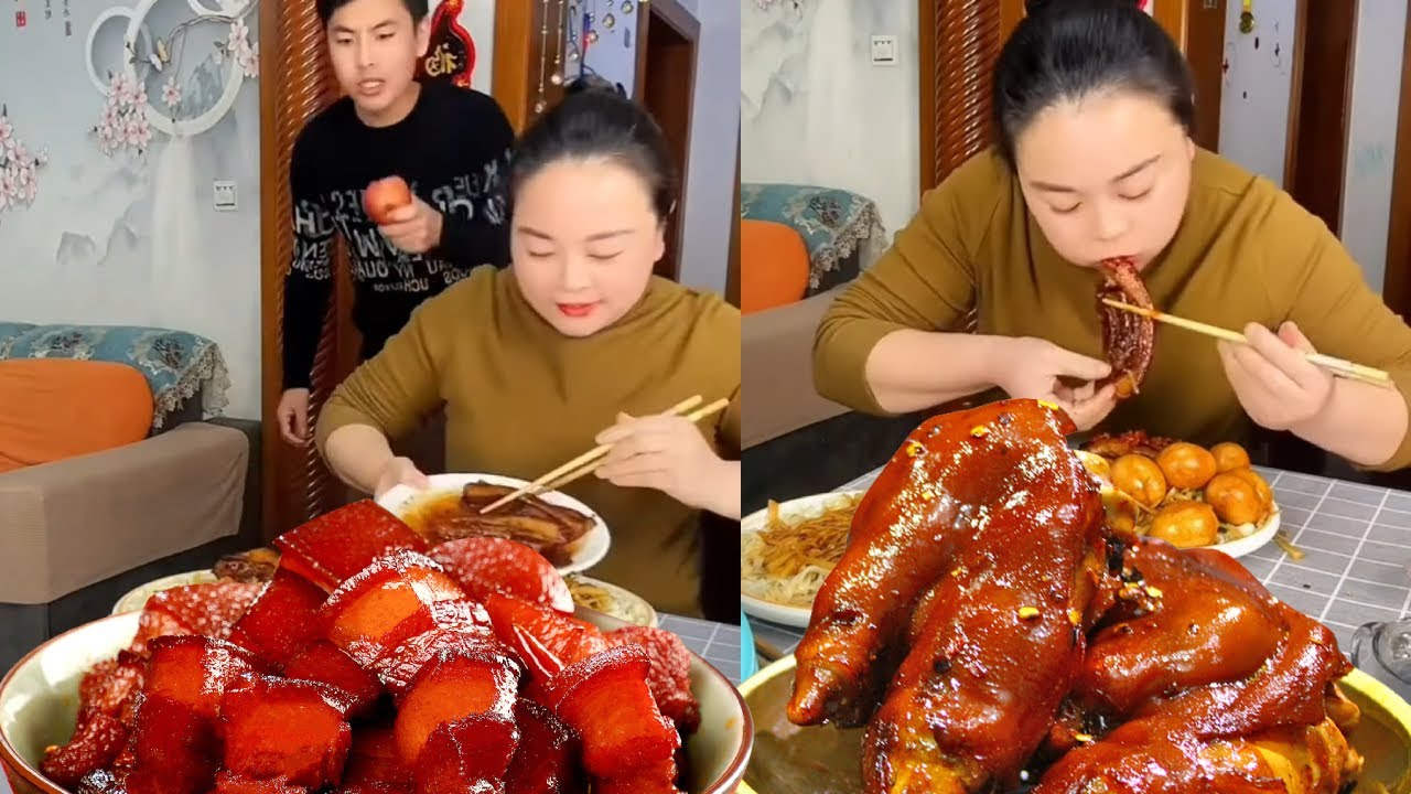 My husband actually wanted to hide the braised pork and eat it. Don't blame me for being rude.
