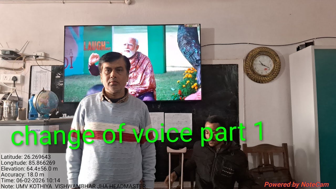 CHANGE OF VOICE OF PRESENT TENSE 