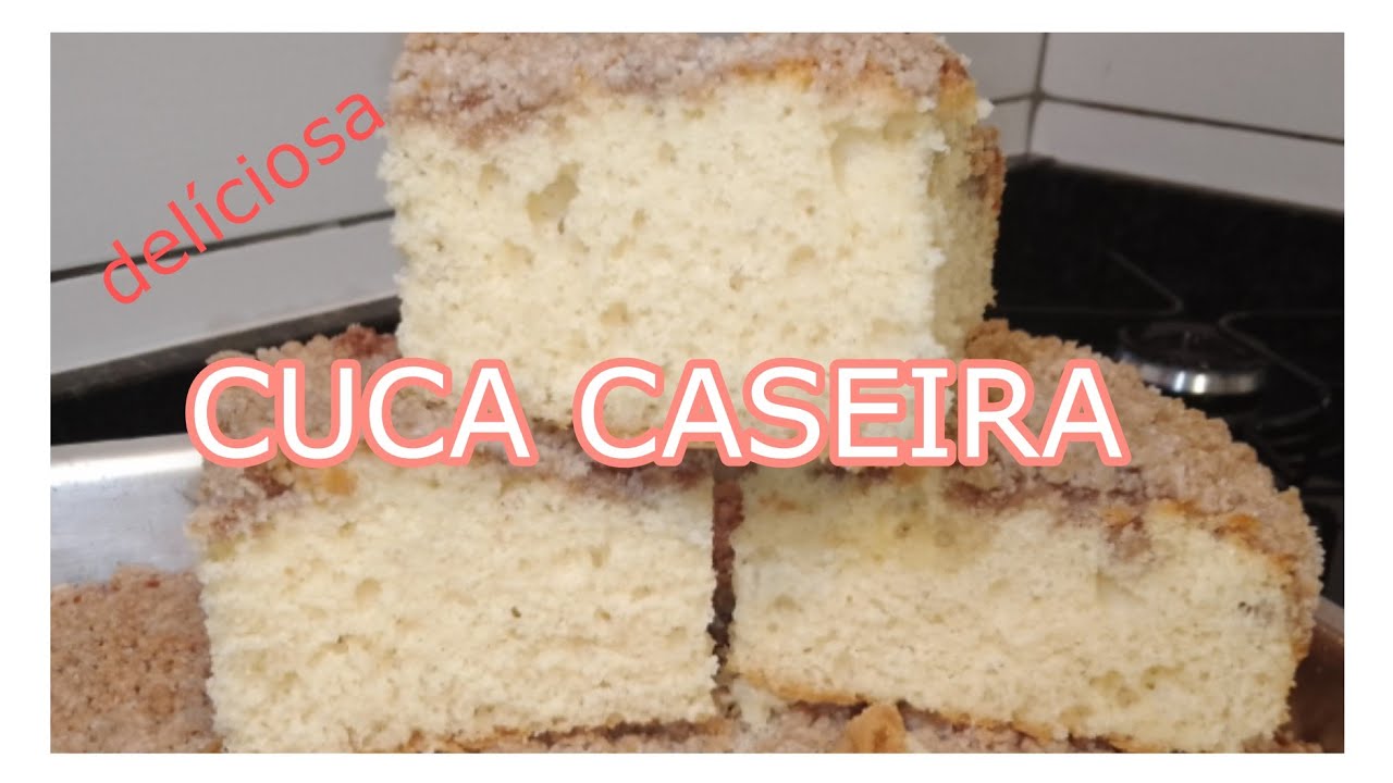 COMO FAZER UMA CUCA CASEIRA  / DELICIOSA 😋😋😋😋