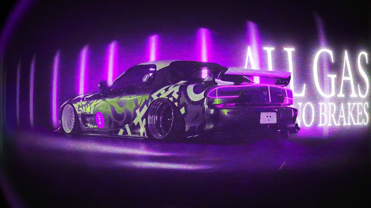 Sinizter & Kaito Shoma - ALL GAS NO BRAKES (OFFICIAL VISUALIZER) [PHONKONAUT EDIT]