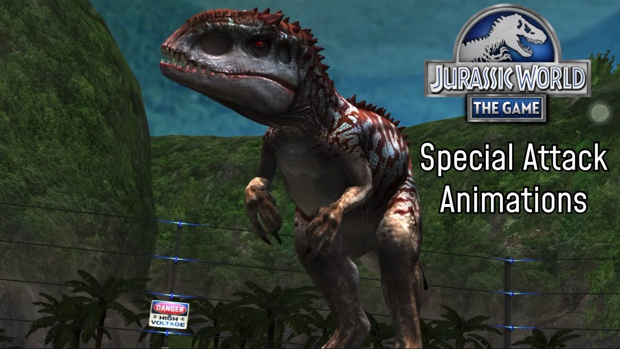 Jurassic World the Game: (Most) Special Attack Animations