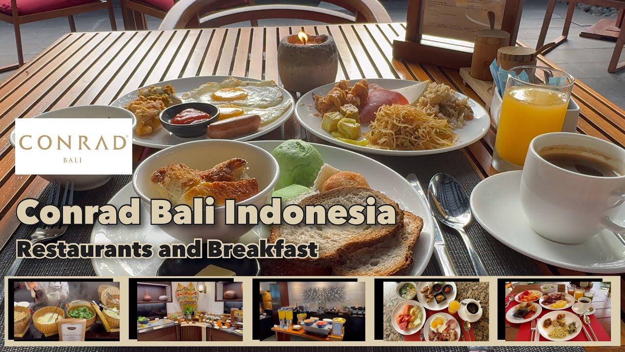 Conrad Bali Indonesia | Restaurants and Breakfast @TravelLito