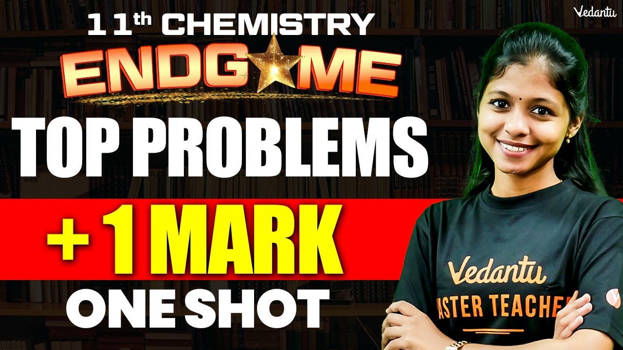11th Chemistry | Top 1 Mark Problems in One Shot | Public Exam 2025 | Shravanee Ma'am