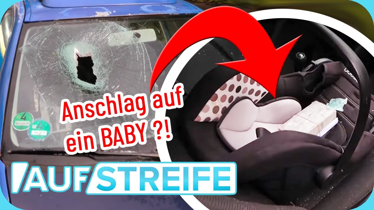 Lebensgefährlicher ANGRIFF 💥 Stein fliegt durch Autoscheibe in den Kindersitz! | Auf Streife | SAT.1