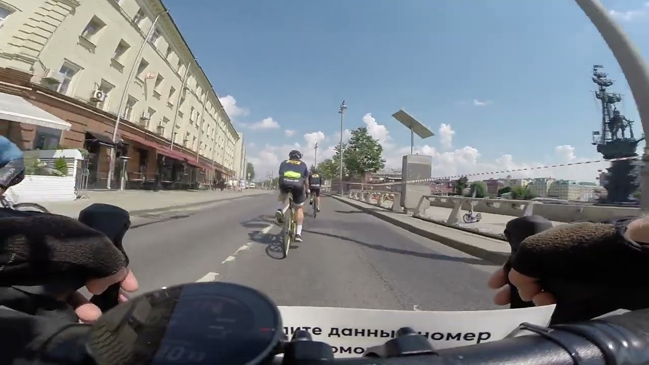 La Strada cycling race 30.06.2024 Moscow. 40К, cluster D