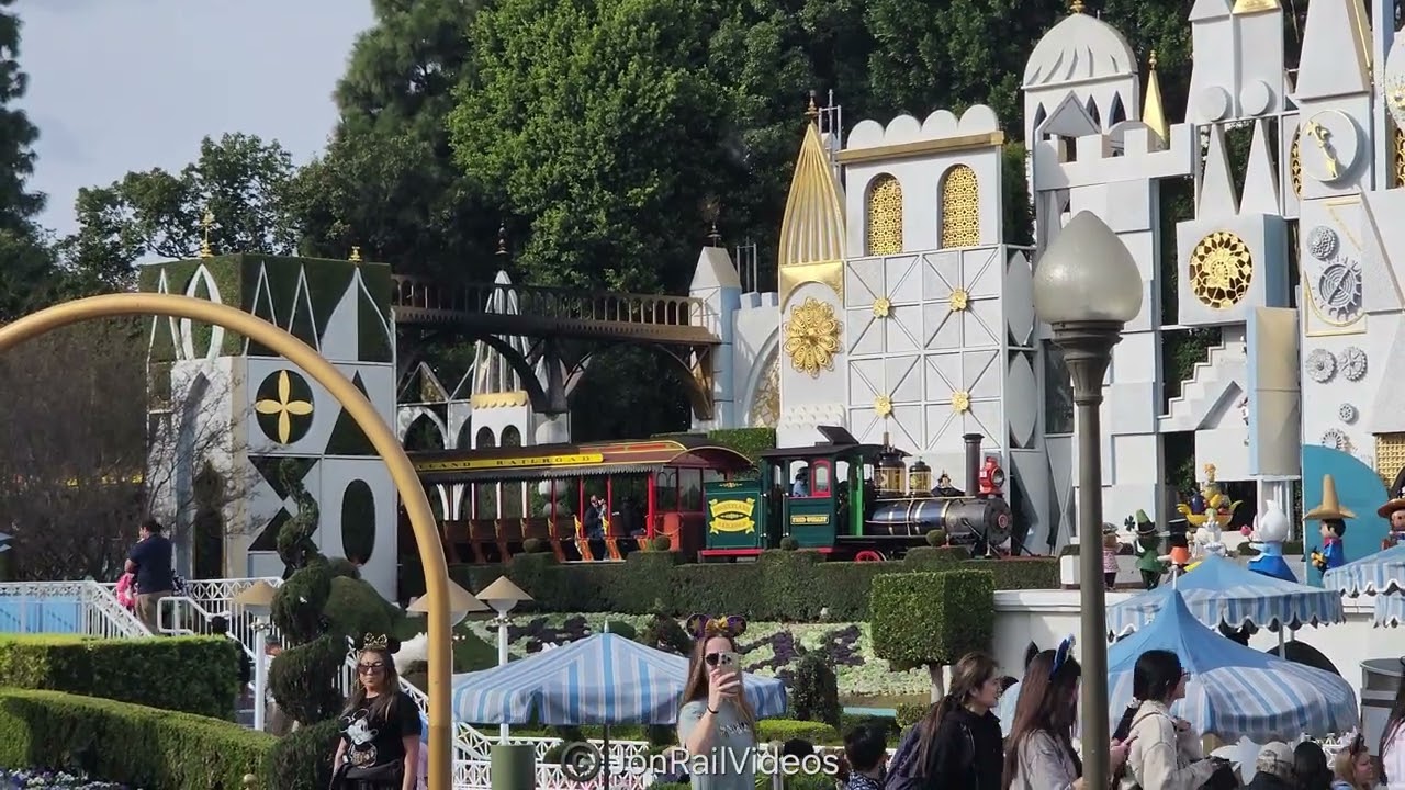 2/11/26 Pre: The Disneyland Railroad: Fred Gurley 3 passes Small World-2 ft. unscheduled stop