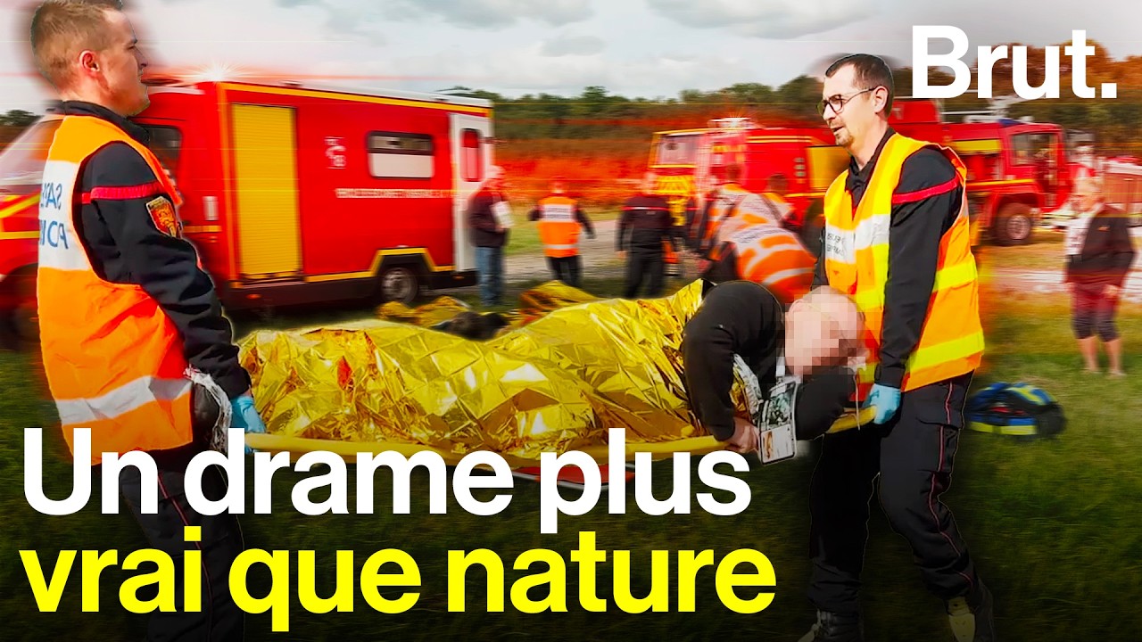 Crash entre deux avions : l'exercice de secours grandeur nature