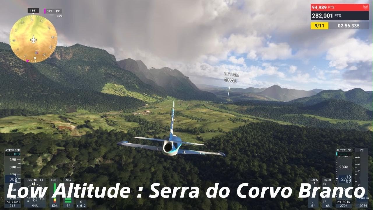 Microsoft Flight Simulator 2024 - Low Altitude Challenge : Serra do Corvo Branco