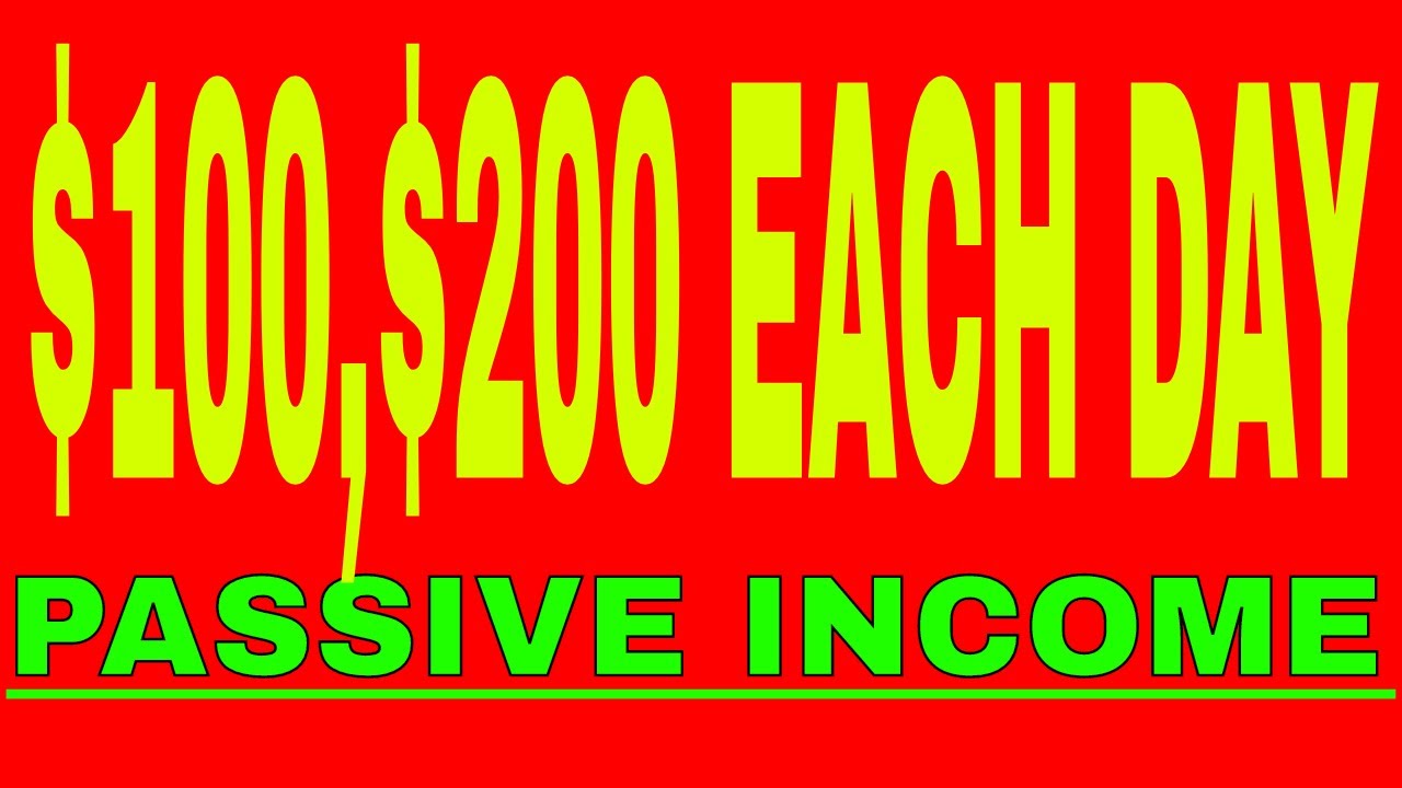 [WORLDWIDE]Make $100,$200 Or More Each Day PASSIVE INCOME From Your Computer[MAKE MONEY ONLINE 2020]