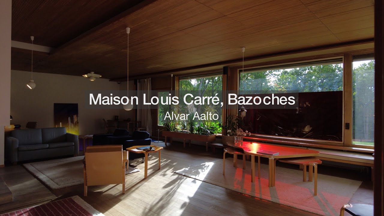 Alvar Aalto - Home for Louis Carré, Bazoches, France. 1956–1958 (2)