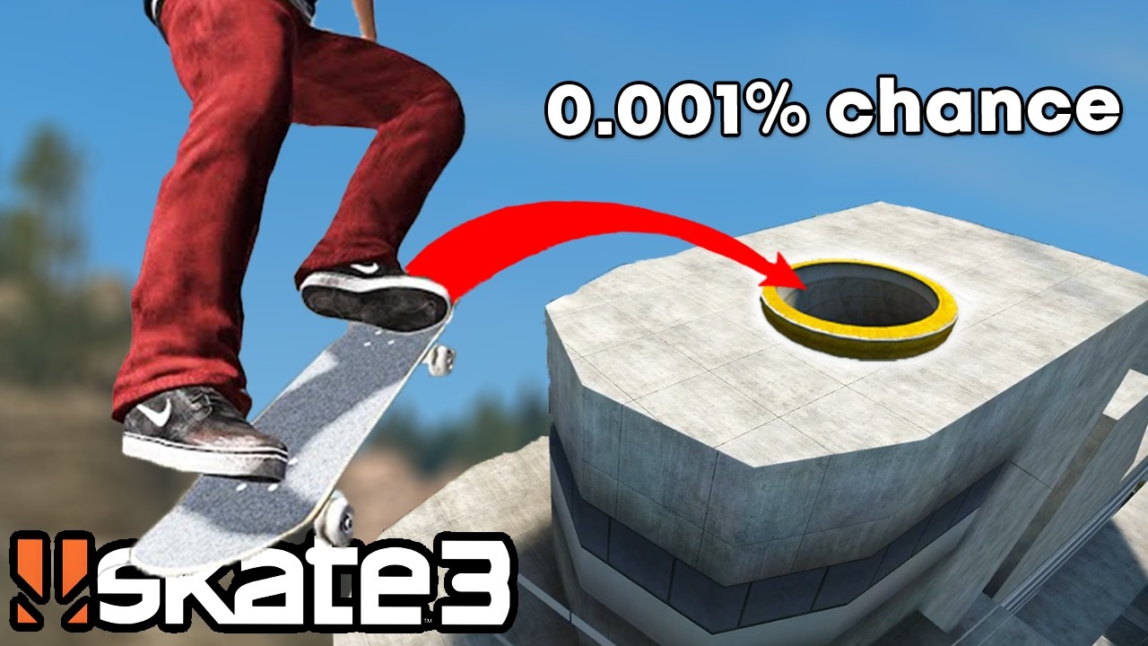 I Tried Skate 3's IMPOSSIBLE Roof Gap...