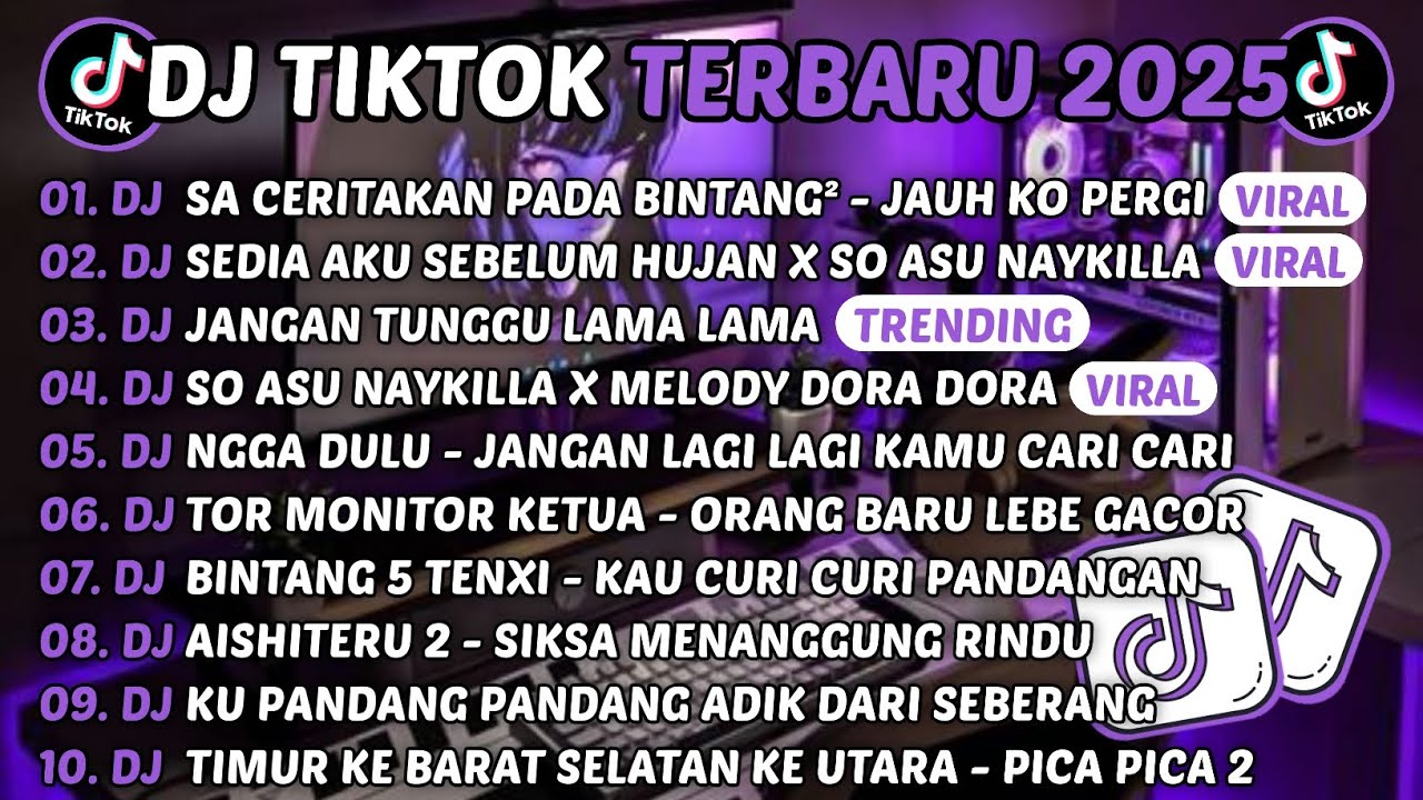 DJ TIKTOK TERBARU 2025-🎵DJ SA CERITAKAN PADA BINTANG - BINTANG - JAUH KO PERGI🎵DJ JANGAN TUNGGU LAMA