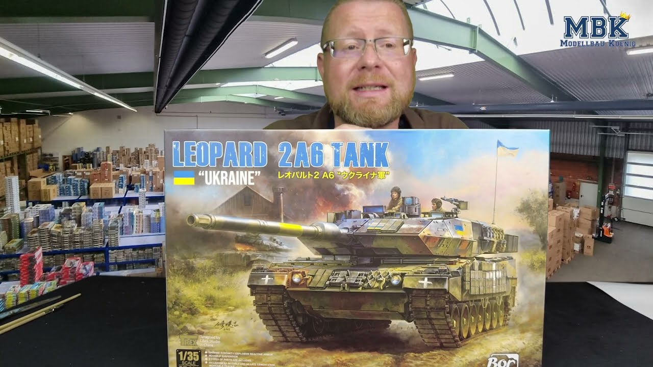MBK packt aus #805 - 1:35 Leopard 2A6 MBT Ukraine (Border Model BT-031)