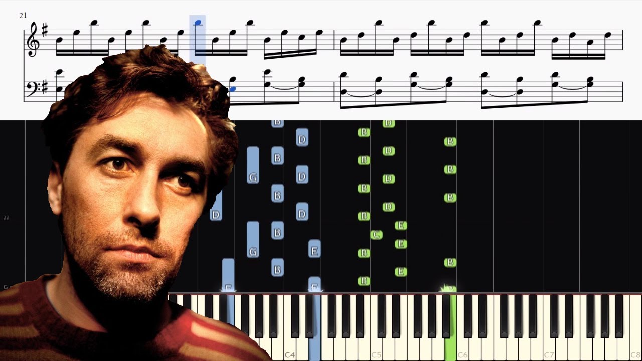 Yann Tiersen - Comptine d'un autre &eacute;t&eacute; (Am&eacute;lie) - Piano Tutorial + SHEETS