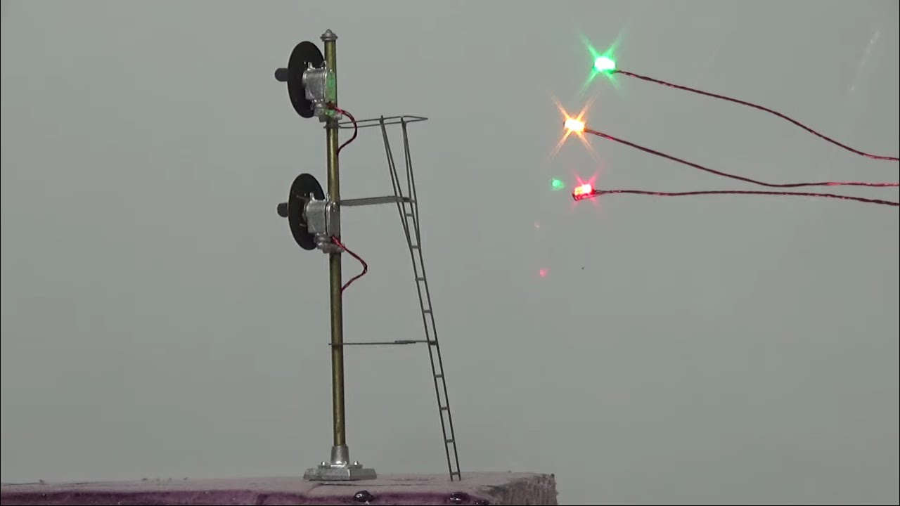 How To Solder Leads On Tri-Color LEDs For Model Railroad Signals