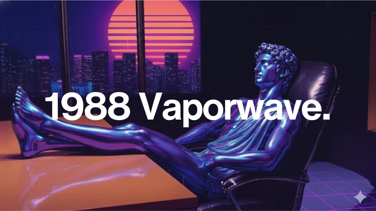 Late Night Desk Vibes // Vaporwave Officewave